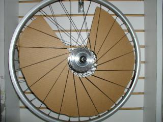 Bi-Spoke wheel with Nexus 7 Speed/roller-cam brake hub