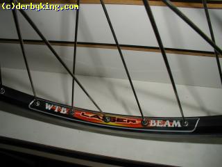 WTB laser beam rim used on Paul hub