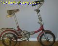 Vintage  PUPPY   folding bike   14 x 1 3/8"